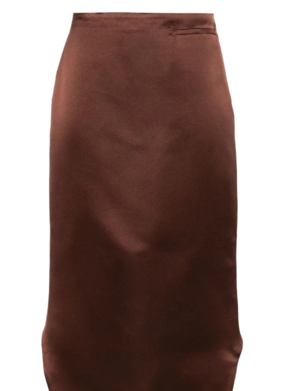 Givenchy high-low hem satin skirt Size 38
